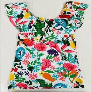 Flower 🌸 🌺 power Off the shoulder blouse